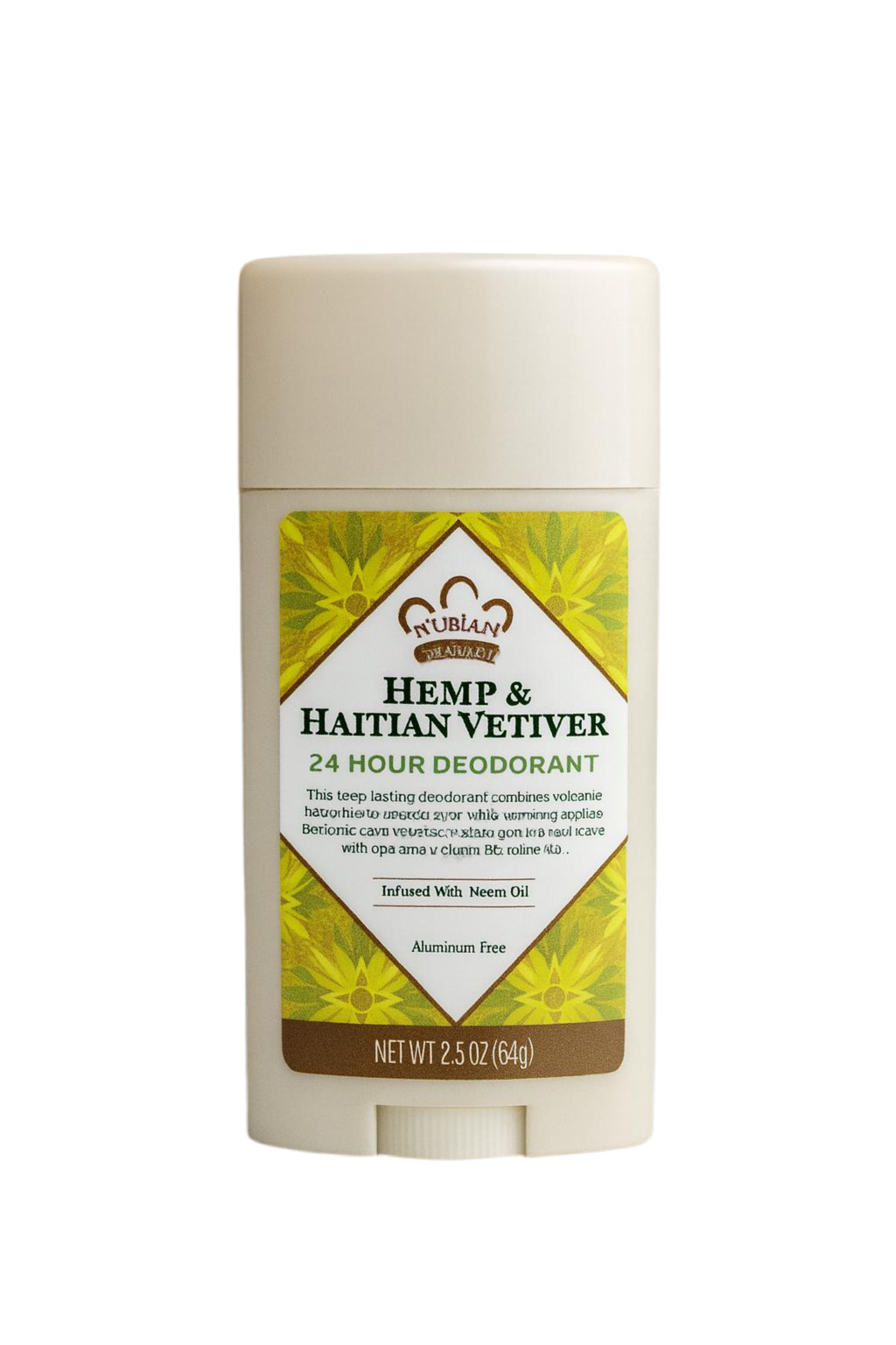 Nubian Heritage Hemp & Haitian Vetiver 24 Hour Deodorant
