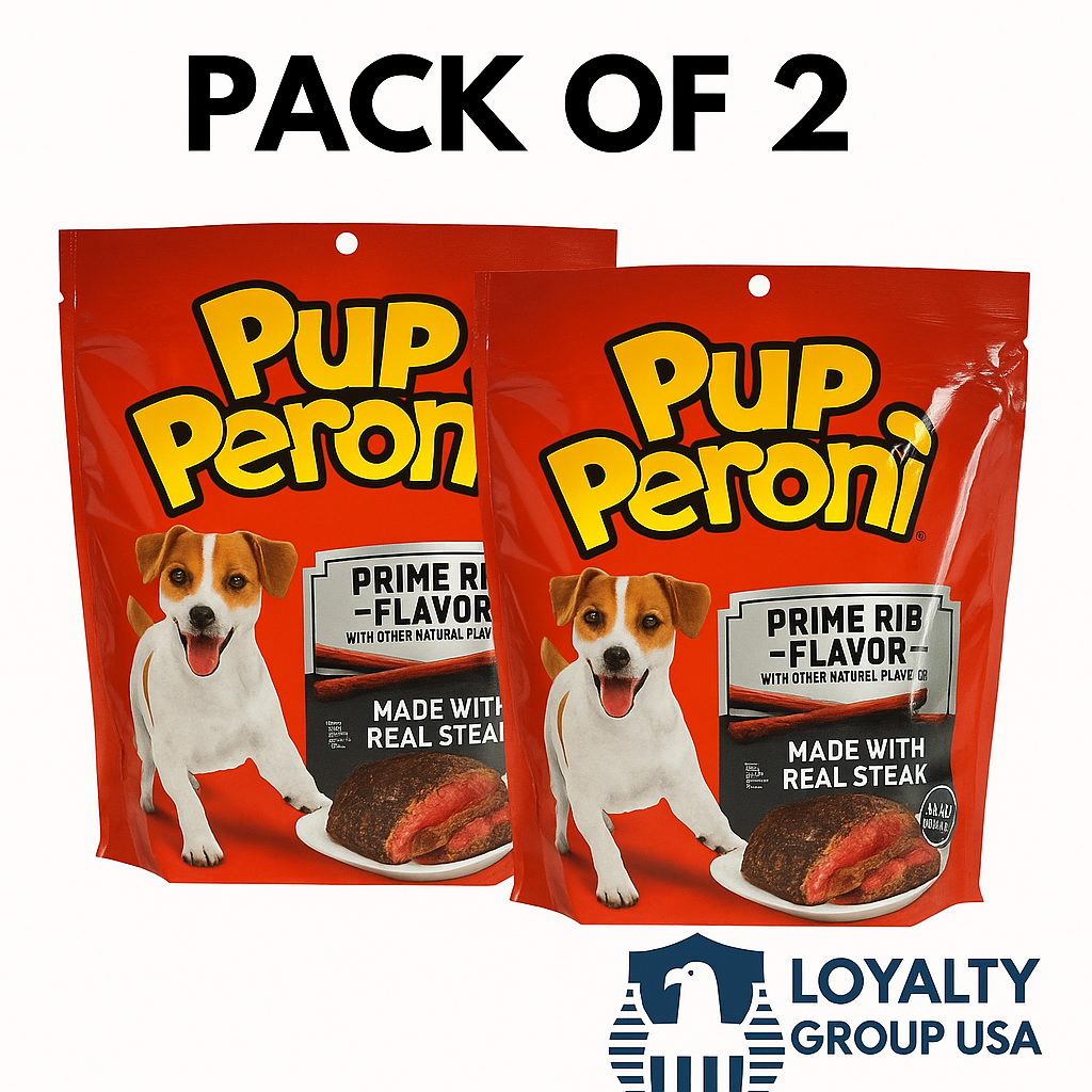 Pup-Peroni Prime Rib Flavor – Pack de 2